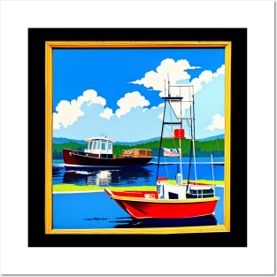 Fishing Boat Poster Posters and Art